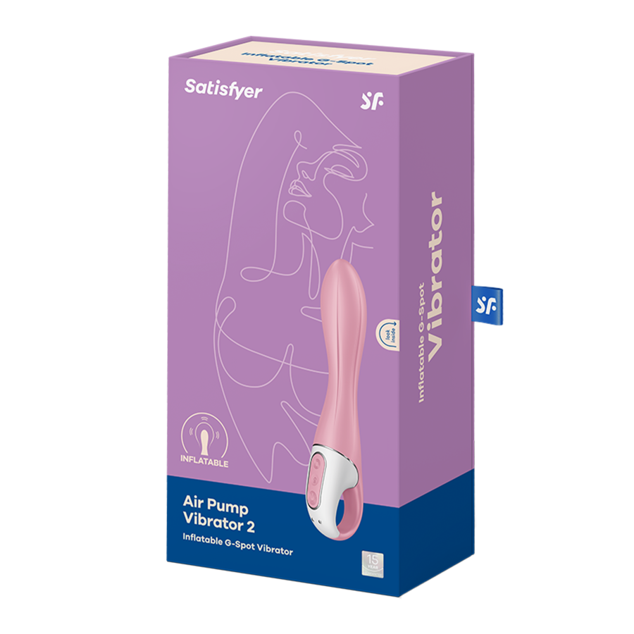 Satisfyer Air Pump Vibrator 2 Light Red