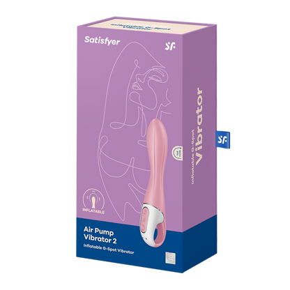 Satisfyer Air Pump Vibrator 2 Light Red
