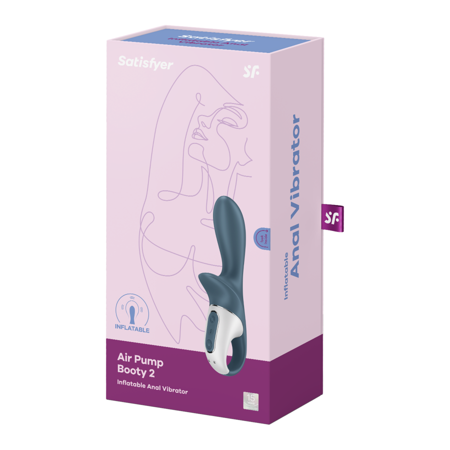 Satisfyer Air Pump Booty 2 Dark Grey