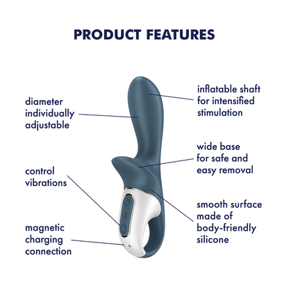 Satisfyer Air Pump Booty 2 Dark Grey