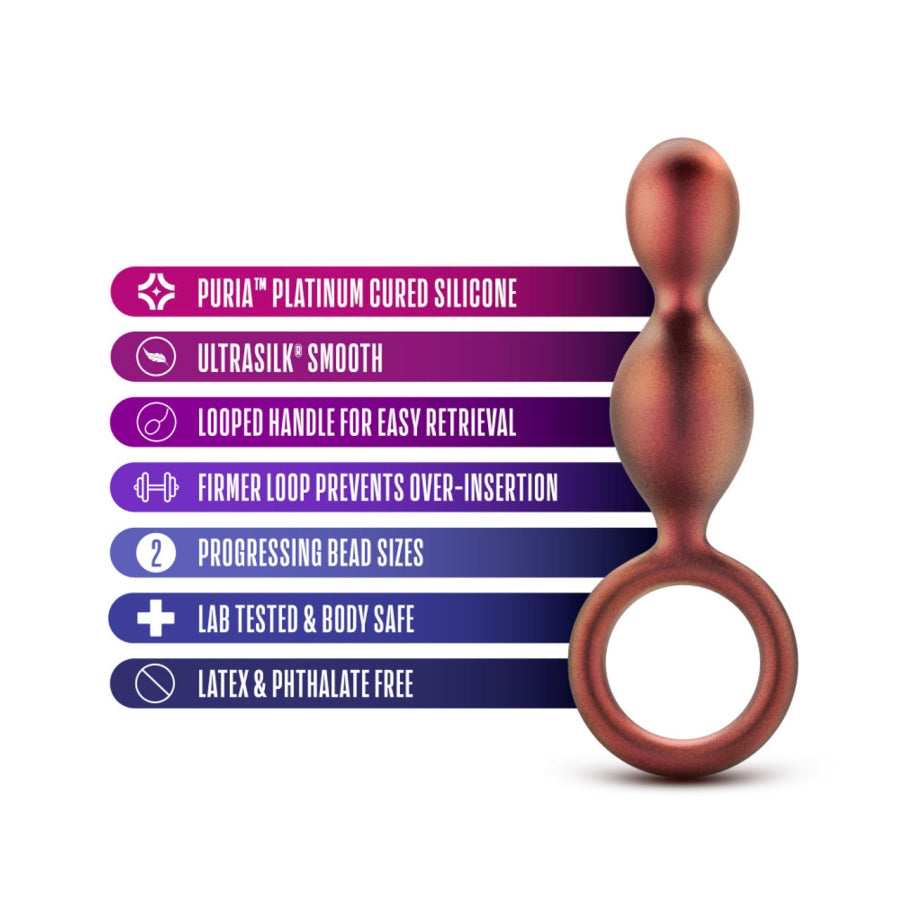 Blush - Anal Adventures Matrix - Duo Loop Plug - Copper