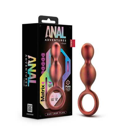 Blush - Anal Adventures Matrix - Duo Loop Plug - Copper