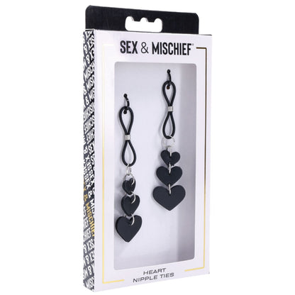 Sportsheets - S&M Heart Nipple Ties