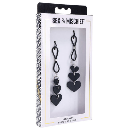 Sportsheets - S&M Heart Nipple Ties