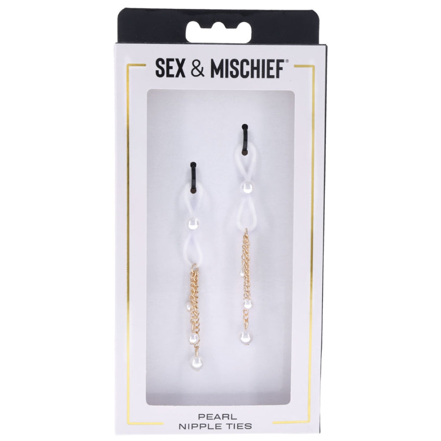 Sportsheets - S&M Pearl Nipple Ties