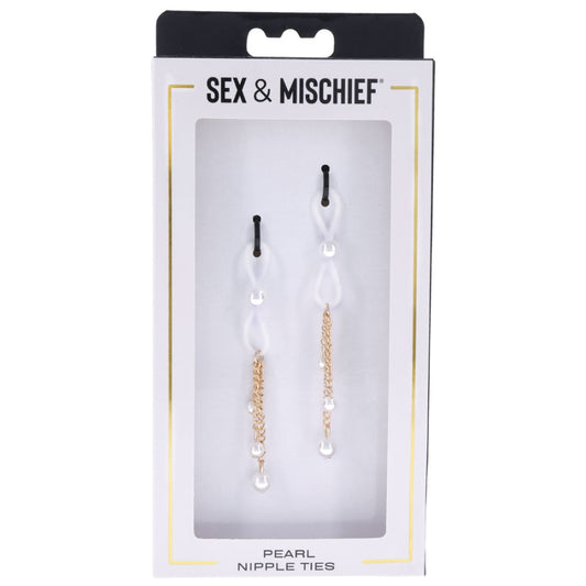 Sportsheets - S&M Pearl Nipple Ties