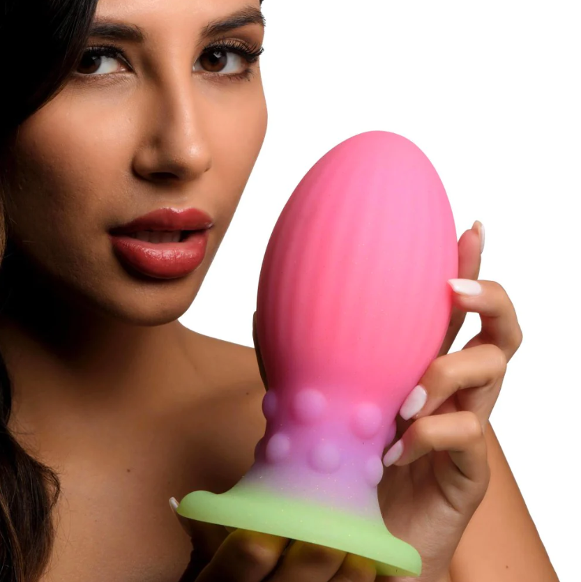 Creature Cocks - XL Xeno Egg Glow in the Dark Silicone Egg