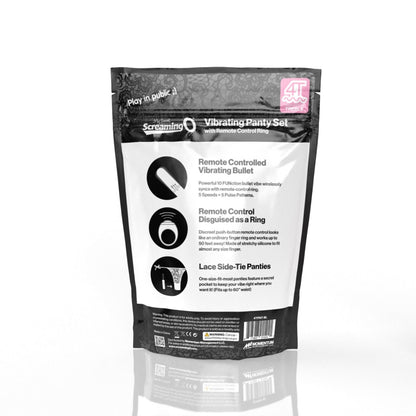 Screaming O - My Secret Screaming O 4T Panty Vibe - Black