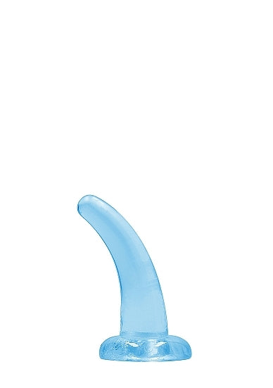 Shots - RealRock - 5"/12cm Non Realistic Dildo With Suction Cup - Blue
