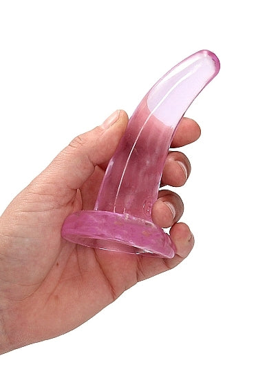Shots - RealRock - 5"/12cm Non Realistic Dildo With Suction Cup - Pink