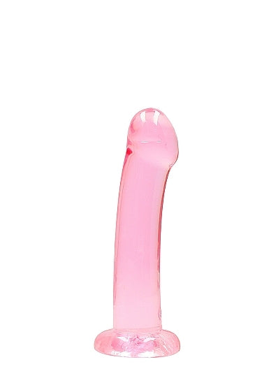 Shots - RealRock - Non Realistic Dildo with Suction Cup - 6,7''/ 17 cm - Pink