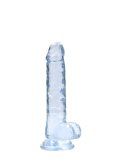 Shots - RealRock - Realistic Dildo with Balls 7"/19cm - Blue