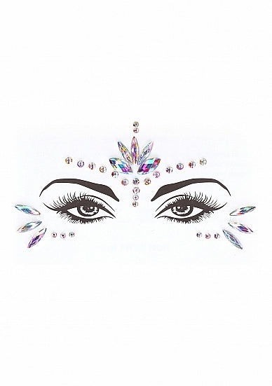 Shots - Dazzling Eye Contact Bling Sticker - Opal