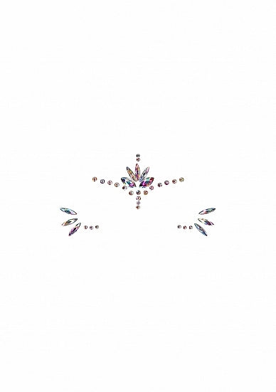 Shots - Dazzling Eye Contact Bling Sticker - Opal