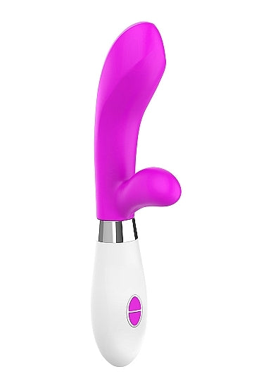 Shots - Achilles Ultra Soft Silicone 10 Speed Dual Motor Vibrator - Fuchsia