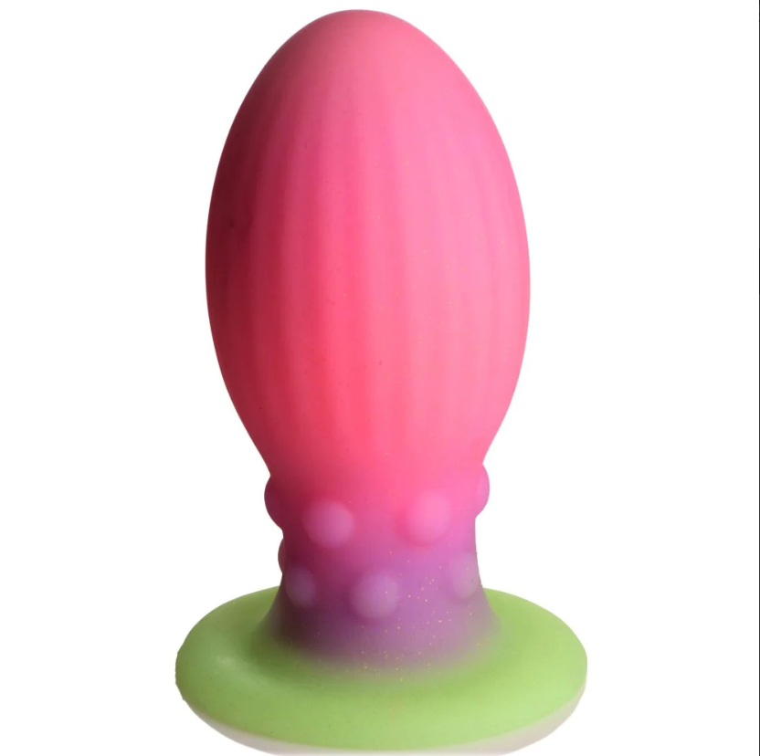 Creature Cocks - XL Xeno Egg Glow in the Dark Silicone Egg