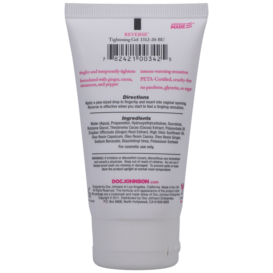 Intimate Enhancements Reverse - Tightening Gel For Women 2oz (Bulk)