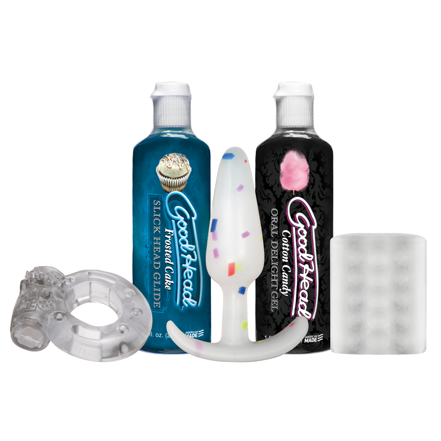 GoodHead - Party Pack - 5 Piece Kit Cotton Candy, Frosted Cake