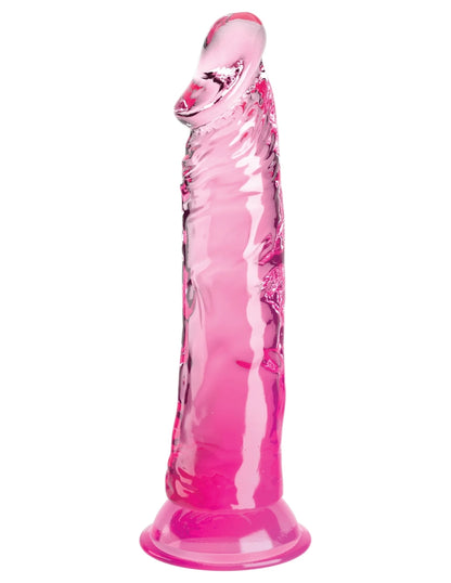 King Cock Clear 8" Cock - Pink