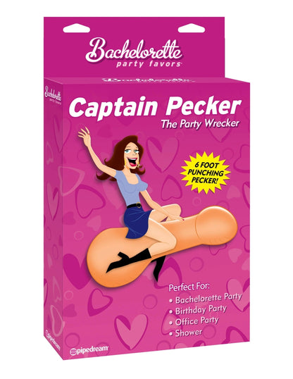 Bachelorette Party Favors Captain Pecker The Inflatable Party Pecker Light