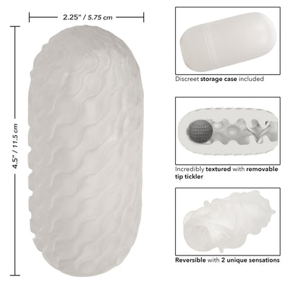 Boundless Reversible Squishy Ball Stroker - Smoke