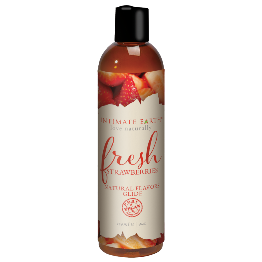 Intimate Earth - Fresh Strawberries Natural Flavors Glide 120mL