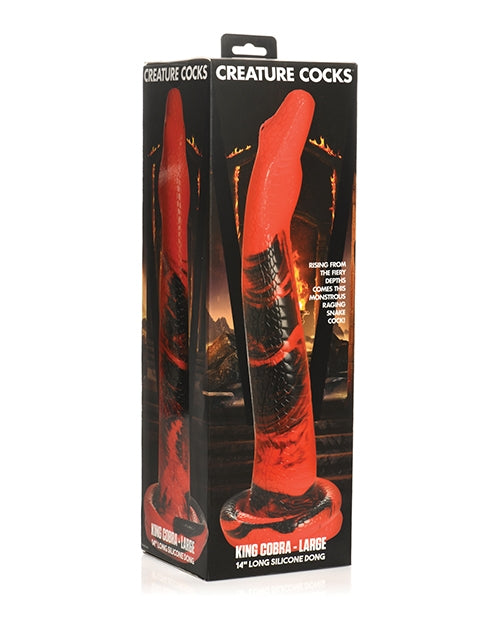 Creature Cocks - King Cobra - Large 14" Long Silicone Dong