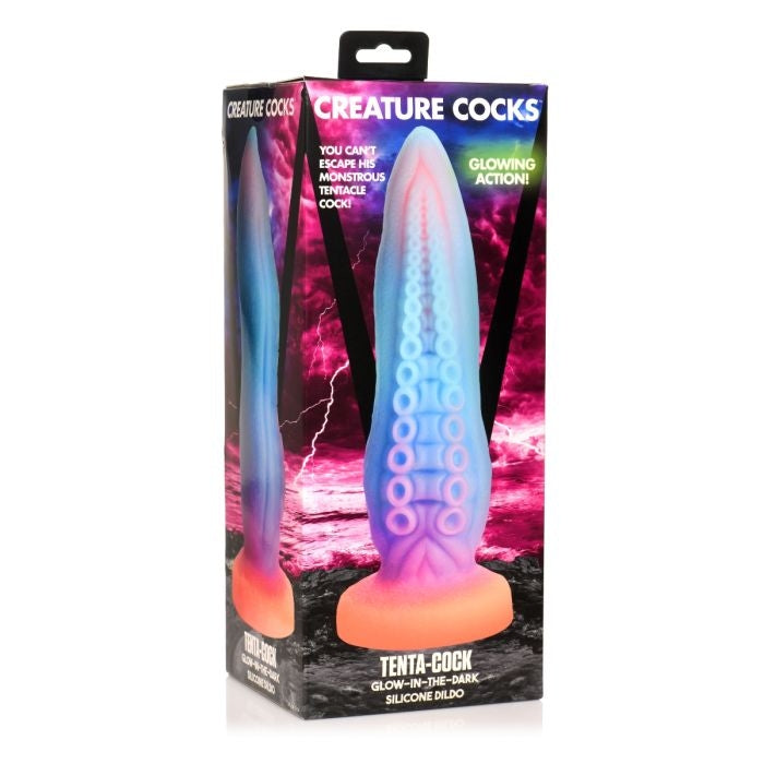 Creature Cocks - Tenta-Cock Glow-in-the-Dark Silicone Dildo