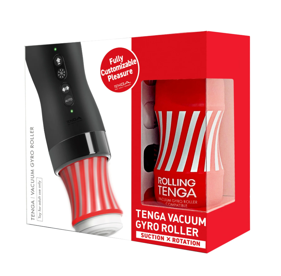 Tenga Vacuum Gyro Roller Set including One Standard Rolling Cup w AC Adapter