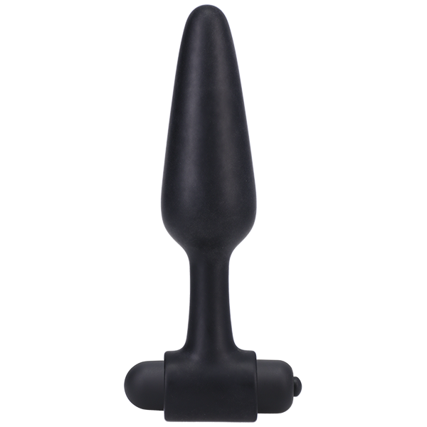 In A Bag - Vibrating Butt Plug In A Bag - 5 inch - Black