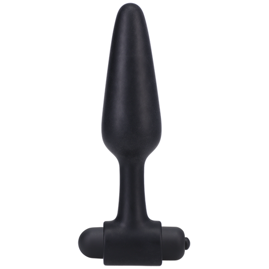 In A Bag - Vibrating Butt Plug In A Bag - 5 inch - Black