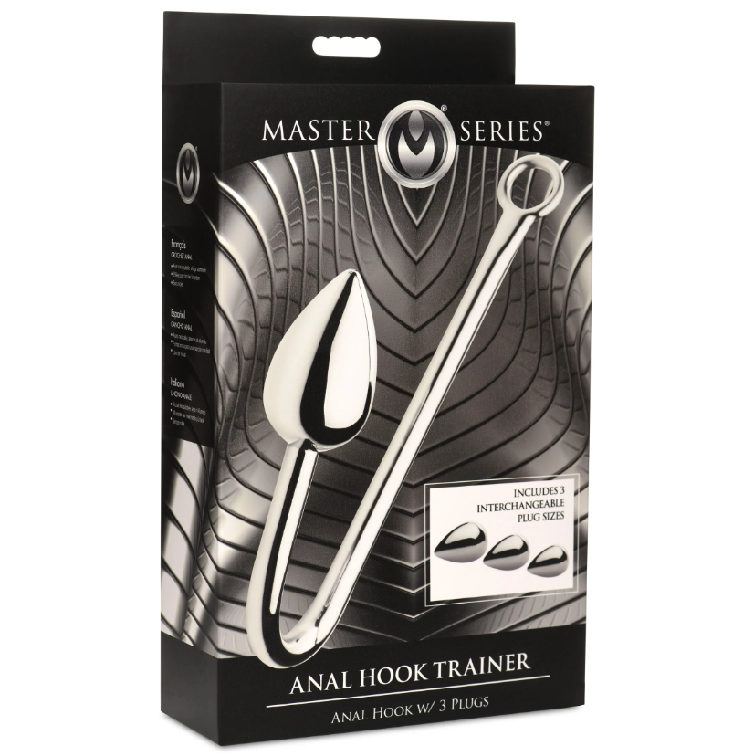 Master Series - Anal Hook Trainer Anal Hook w/ 3 Plugs