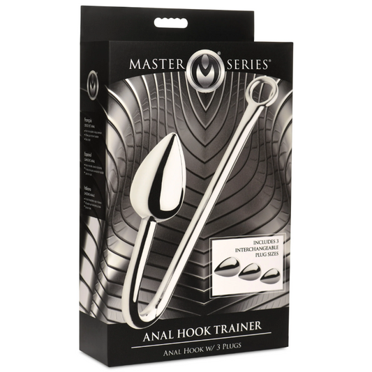 Master Series - Anal Hook Trainer Anal Hook w/ 3 Plugs