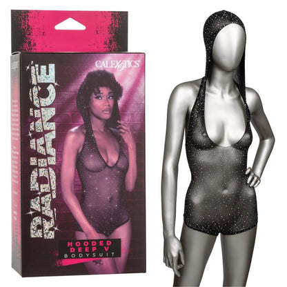 Radiance Hooded Deep V Bodysuit