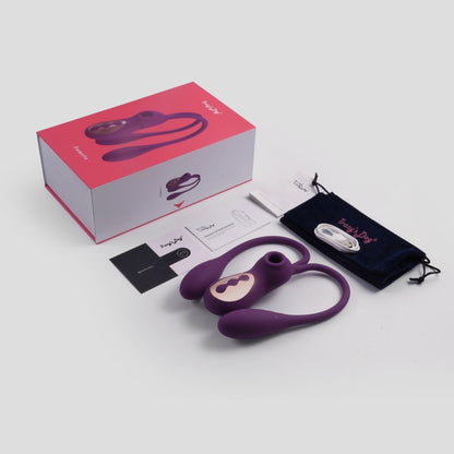 Pamela Clitoral Sucking Vibrator with Dual Vibe