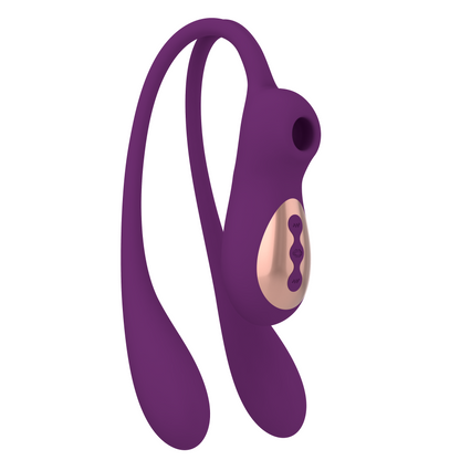 Pamela Clitoral Sucking Vibrator with Dual Vibe