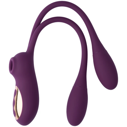 Pamela Clitoral Sucking Vibrator with Dual Vibe