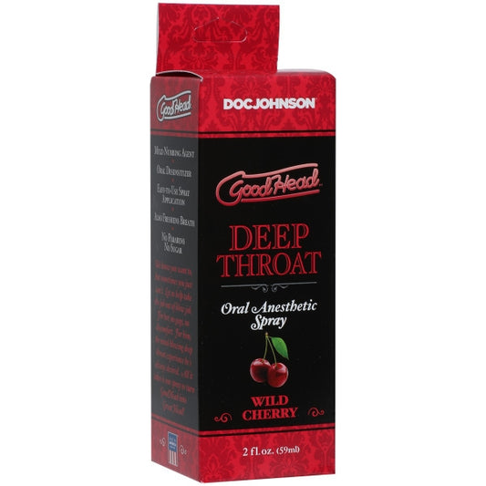 GoodHead - Deep Throat Spray - Wild Cherry (2 fl.oz.)