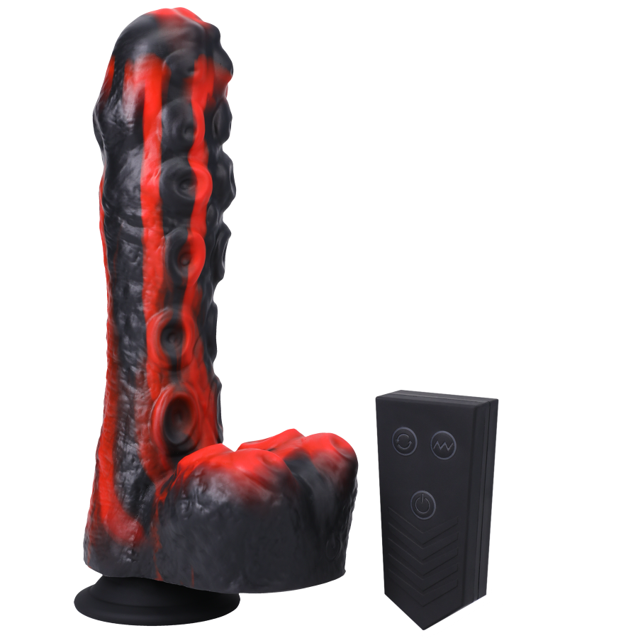 Fort Troff - Tendril Thruster Mini Fuck Machine Rechargeable Silicone w Remote Red, Black