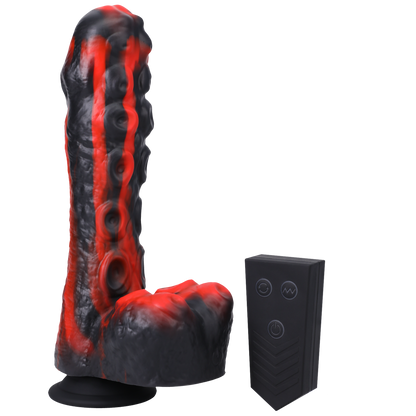 Fort Troff - Tendril Thruster Mini Fuck Machine Rechargeable Silicone w Remote Red, Black