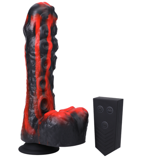 Fort Troff - Tendril Thruster Mini Fuck Machine Rechargeable Silicone w Remote Red, Black