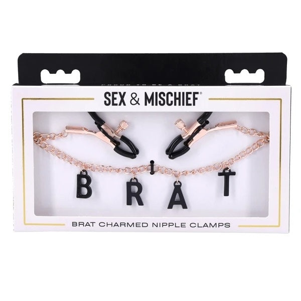 Sportsheets - S&M Brat Charmed Nipple Clamps