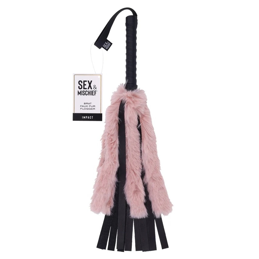 Sportsheets - S&M Brat Faux Fur Flogger