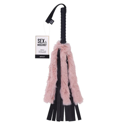 Sportsheets - S&M Brat Faux Fur Flogger