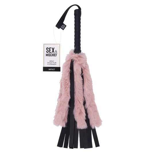 Sportsheets - S&M Brat Faux Fur Flogger