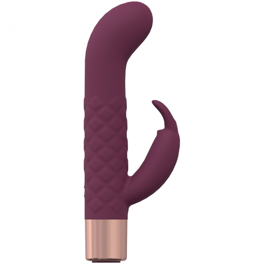 Shots - Devotion 10 Speed Mini-Rabbit Silicone Rechargeable - Burgundy