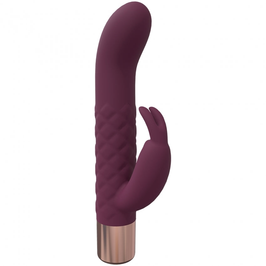 Shots - Devotion 10 Speed Mini-Rabbit Silicone Rechargeable - Burgundy