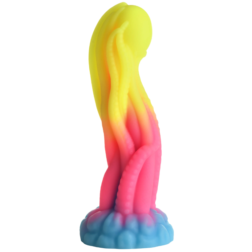 Creature Cocks - Tenta-Glow Glow-In-The-Dark Silicone Dildo