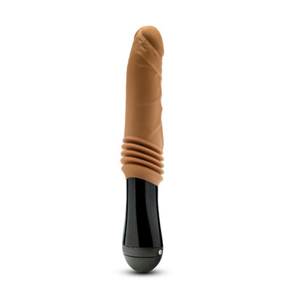 Blush - Dr. Skin Silicone - Dr. Arthur - Thrusting Gyrating Vibrating Dildo Tan