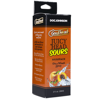 GoodHead - Juicy Head - Dry Mouth Spray - Sour Peach 2 fl.oz.